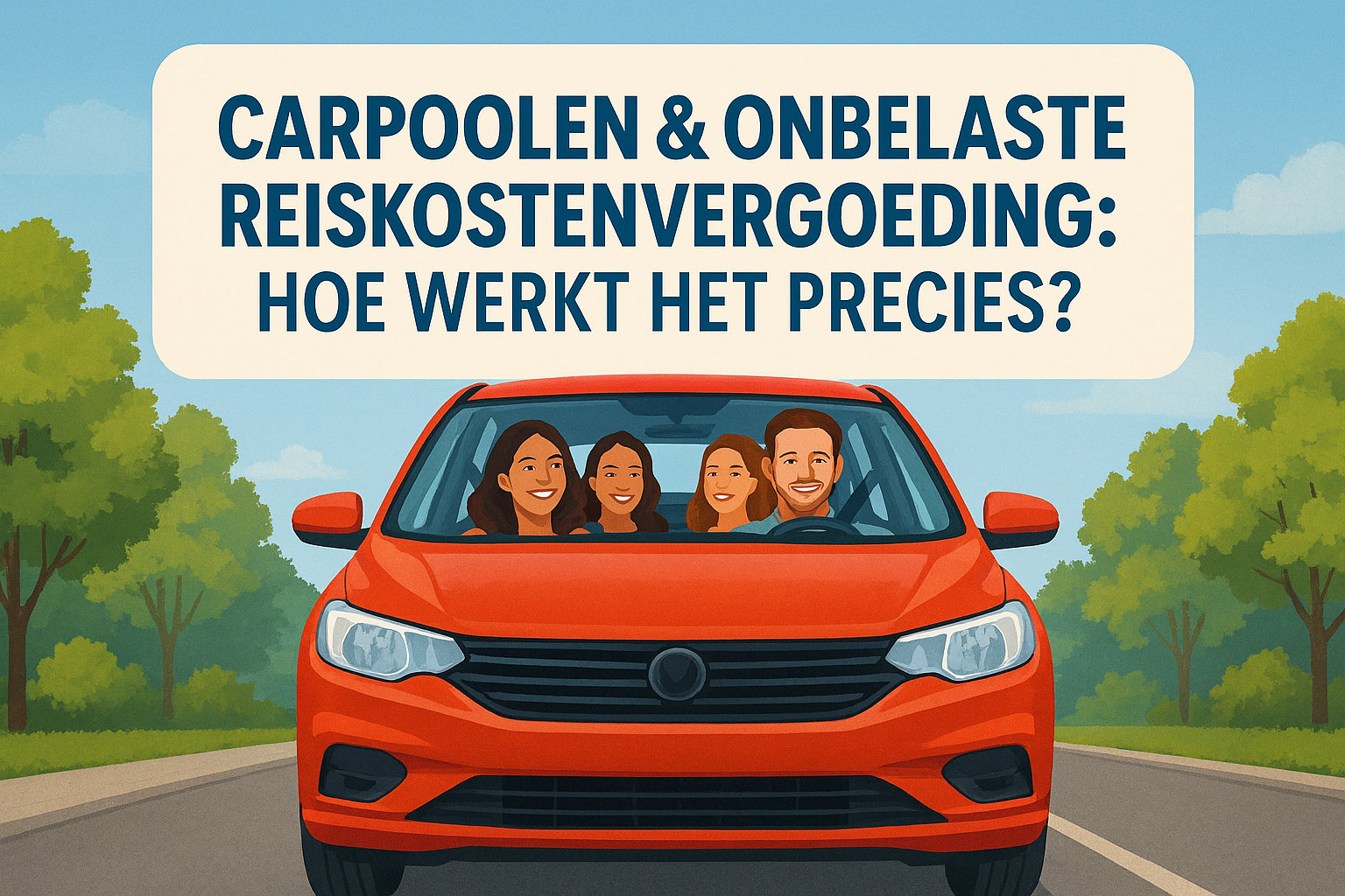 Carpoolen En Onbelaste Reiskostenvergoeding: Hoe Werkt Het Precies?