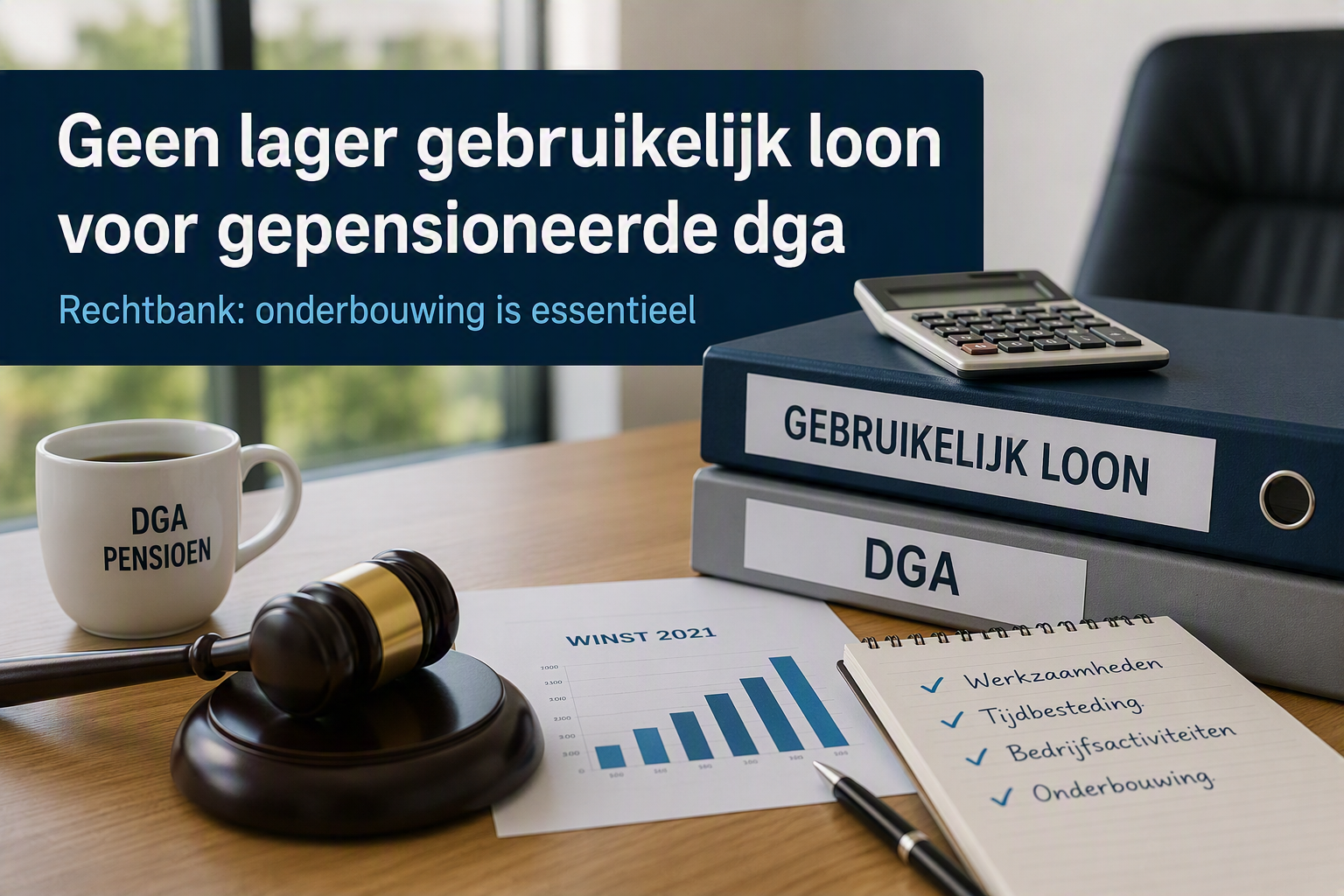 Rechtbank: Geen Lager Gebruikelijk Loon Voor Gepensioneerde Dga Zonder Onderbouwing
